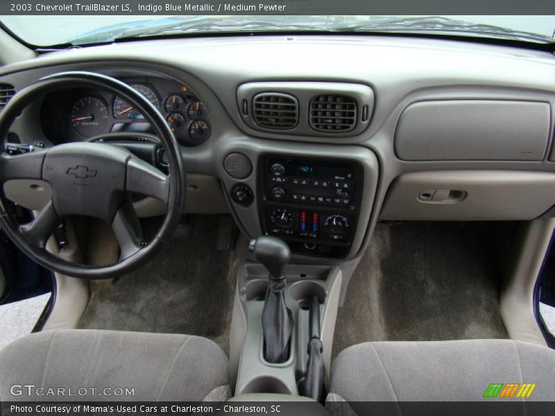 Indigo Blue Metallic / Medium Pewter 2003 Chevrolet TrailBlazer LS