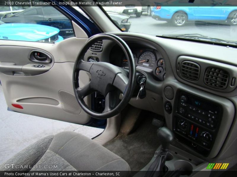 Indigo Blue Metallic / Medium Pewter 2003 Chevrolet TrailBlazer LS