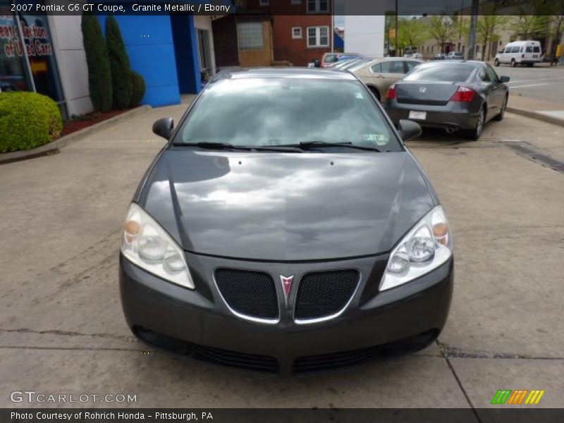 Granite Metallic / Ebony 2007 Pontiac G6 GT Coupe