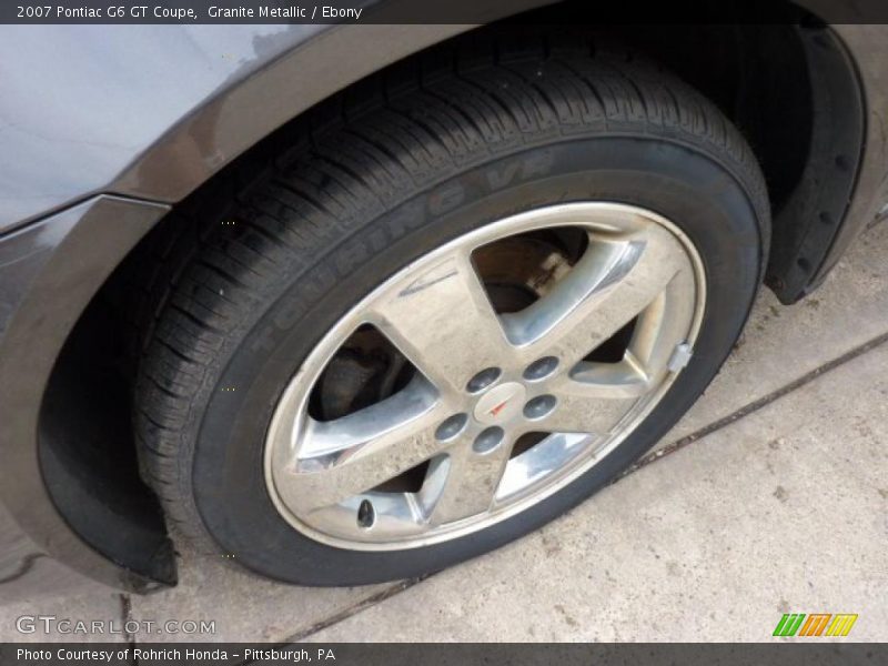 Granite Metallic / Ebony 2007 Pontiac G6 GT Coupe