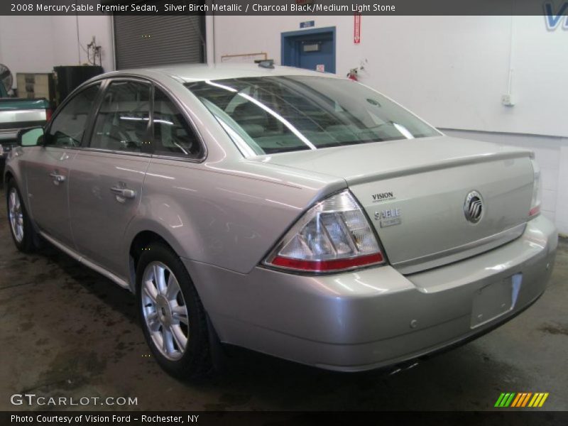 Silver Birch Metallic / Charcoal Black/Medium Light Stone 2008 Mercury Sable Premier Sedan