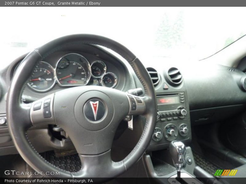 Granite Metallic / Ebony 2007 Pontiac G6 GT Coupe