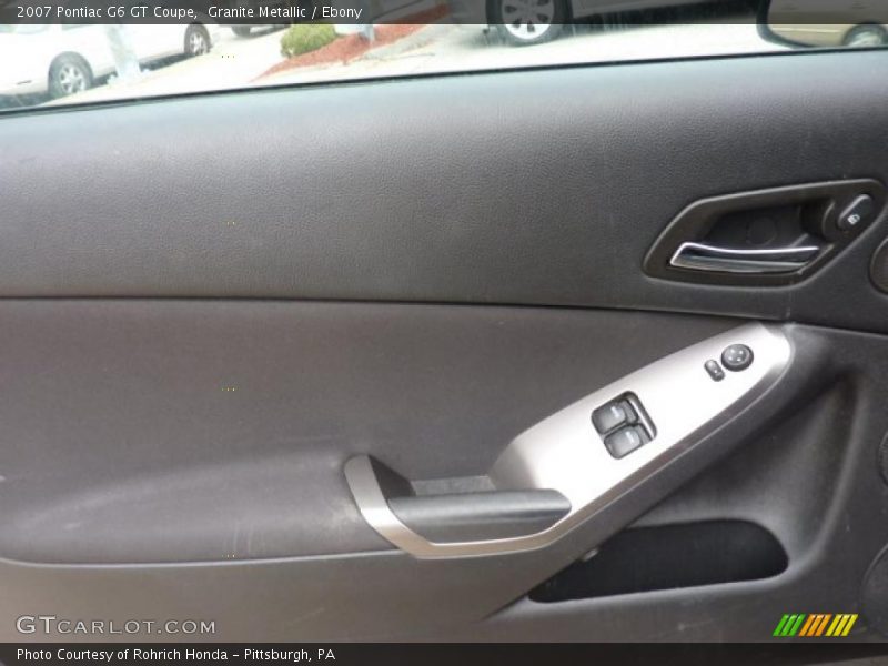 Granite Metallic / Ebony 2007 Pontiac G6 GT Coupe