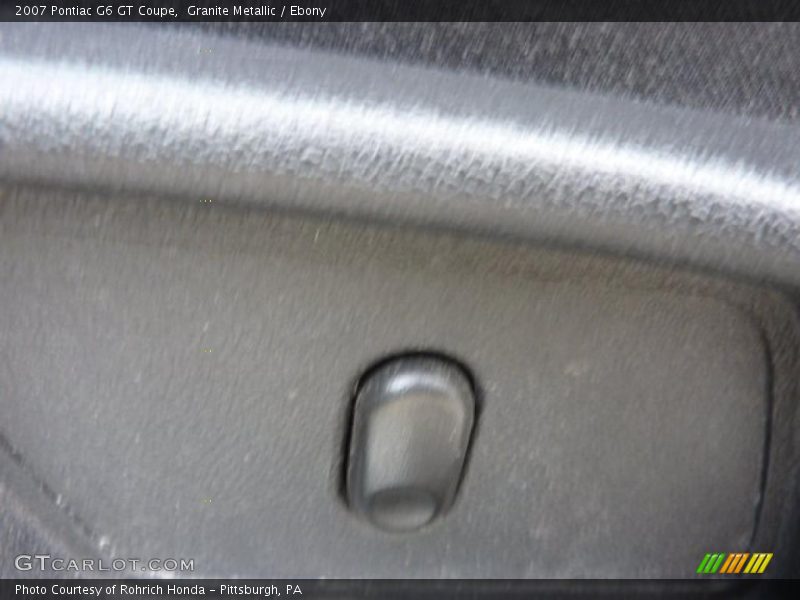 Granite Metallic / Ebony 2007 Pontiac G6 GT Coupe