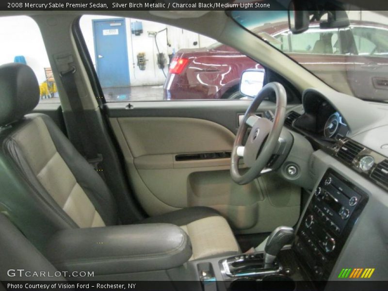 Silver Birch Metallic / Charcoal Black/Medium Light Stone 2008 Mercury Sable Premier Sedan