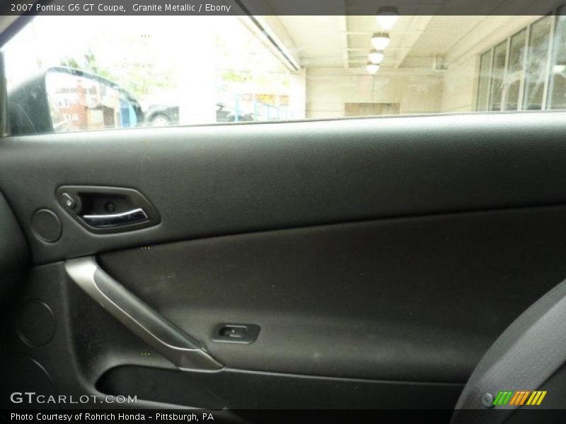 Granite Metallic / Ebony 2007 Pontiac G6 GT Coupe