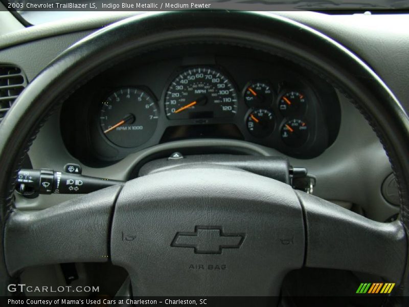 Indigo Blue Metallic / Medium Pewter 2003 Chevrolet TrailBlazer LS