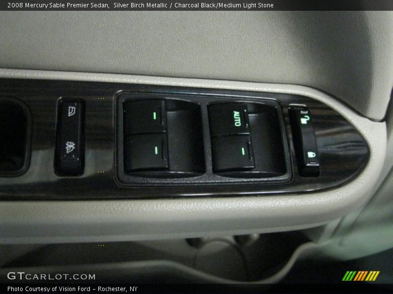 Silver Birch Metallic / Charcoal Black/Medium Light Stone 2008 Mercury Sable Premier Sedan