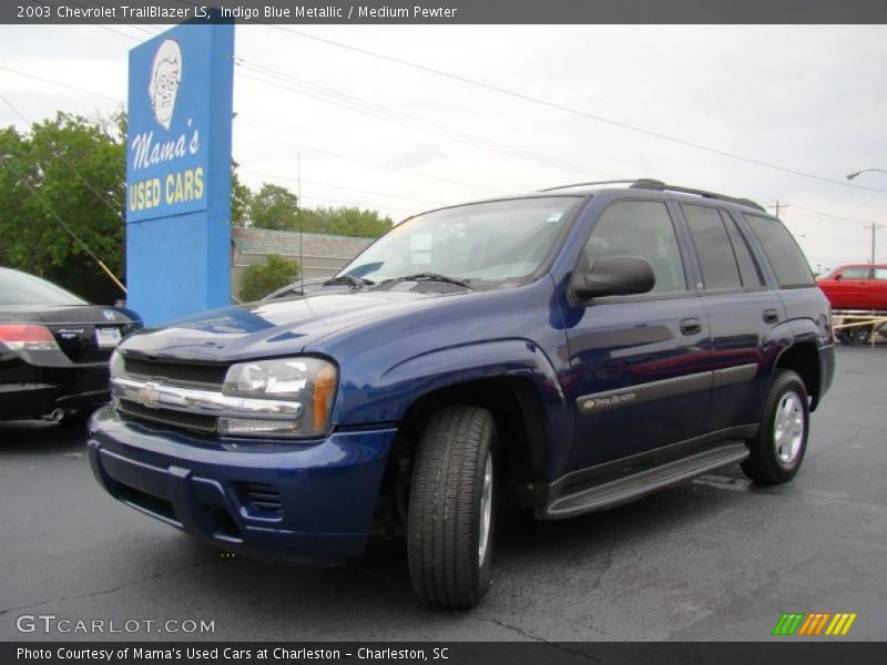 Indigo Blue Metallic / Medium Pewter 2003 Chevrolet TrailBlazer LS