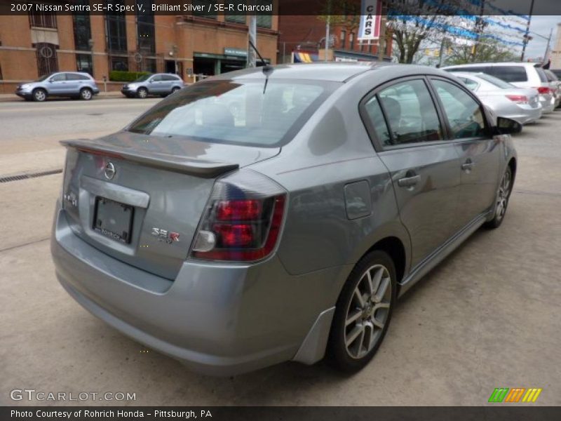 Brilliant Silver / SE-R Charcoal 2007 Nissan Sentra SE-R Spec V