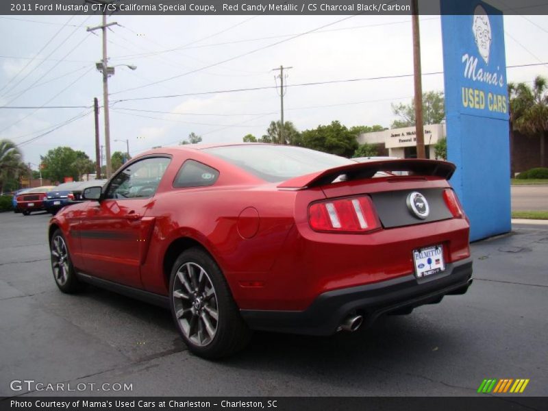 Red Candy Metallic / CS Charcoal Black/Carbon 2011 Ford Mustang GT/CS California Special Coupe