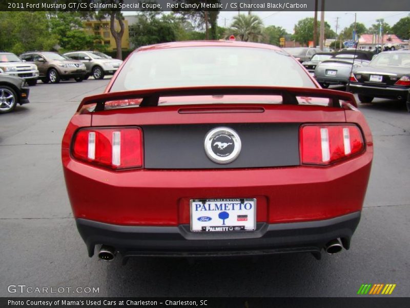 Red Candy Metallic / CS Charcoal Black/Carbon 2011 Ford Mustang GT/CS California Special Coupe