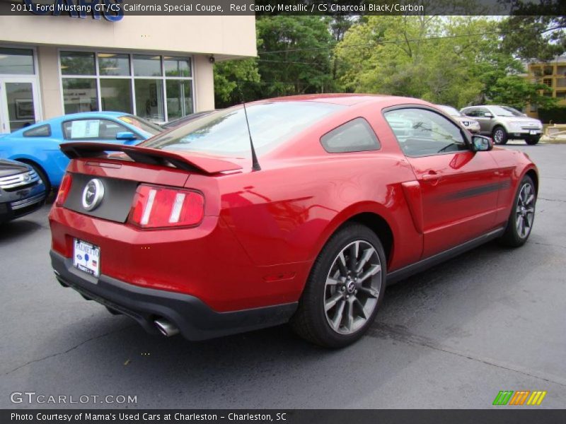 Red Candy Metallic / CS Charcoal Black/Carbon 2011 Ford Mustang GT/CS California Special Coupe