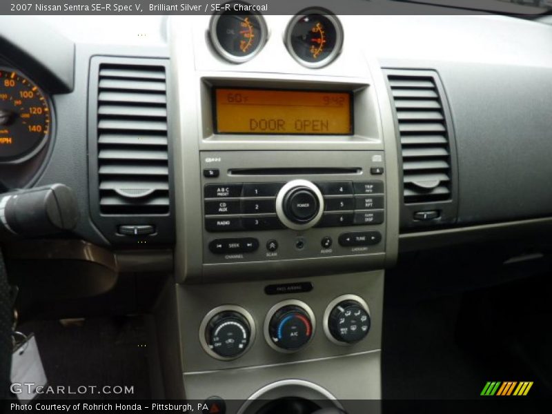 Brilliant Silver / SE-R Charcoal 2007 Nissan Sentra SE-R Spec V