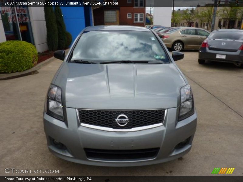 Brilliant Silver / SE-R Charcoal 2007 Nissan Sentra SE-R Spec V