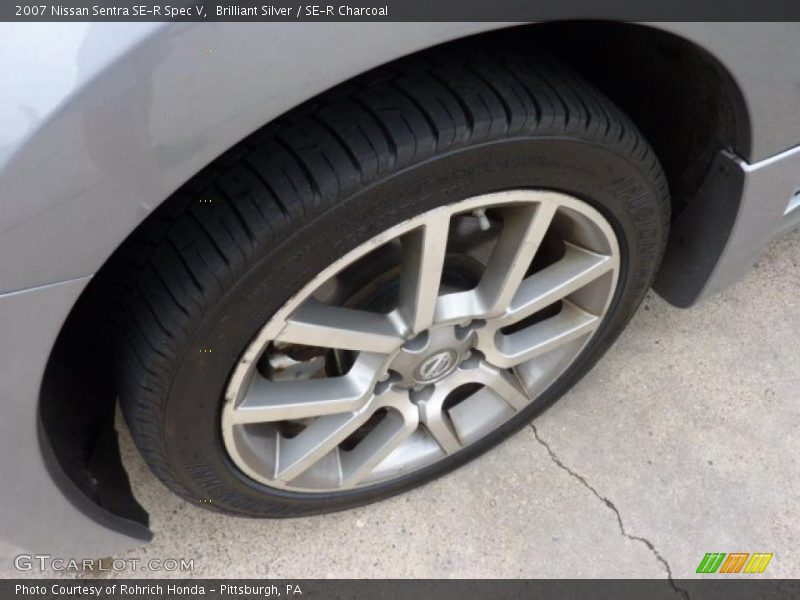 Brilliant Silver / SE-R Charcoal 2007 Nissan Sentra SE-R Spec V
