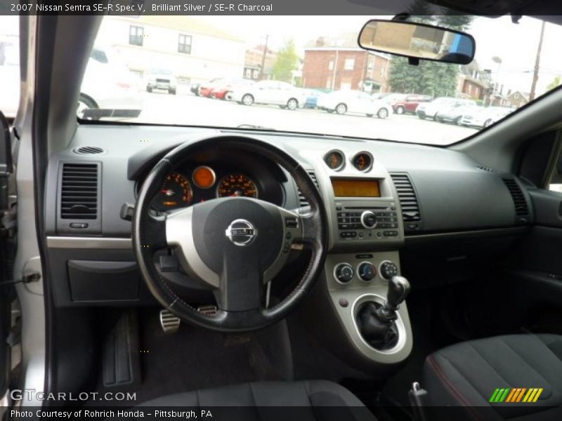Brilliant Silver / SE-R Charcoal 2007 Nissan Sentra SE-R Spec V