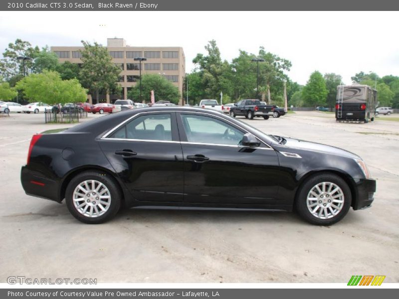 Black Raven / Ebony 2010 Cadillac CTS 3.0 Sedan