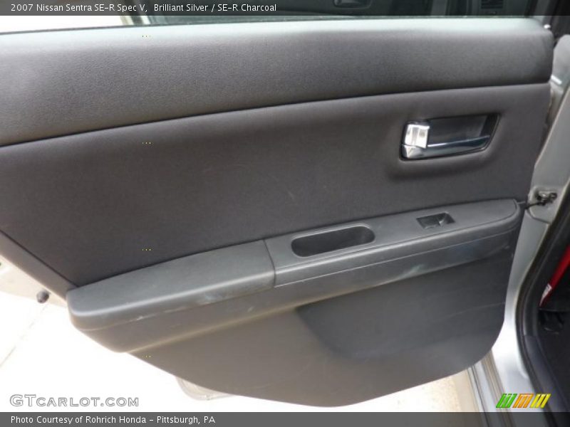 Brilliant Silver / SE-R Charcoal 2007 Nissan Sentra SE-R Spec V