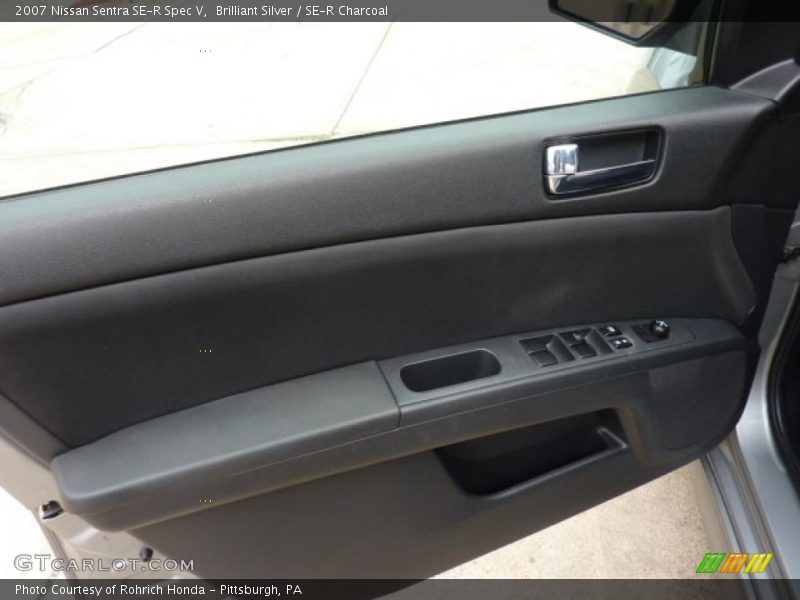 Brilliant Silver / SE-R Charcoal 2007 Nissan Sentra SE-R Spec V