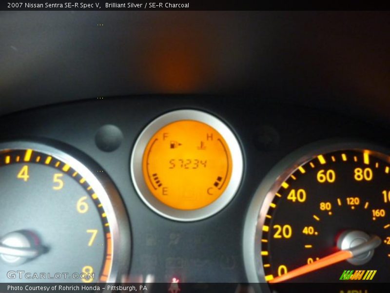 Brilliant Silver / SE-R Charcoal 2007 Nissan Sentra SE-R Spec V