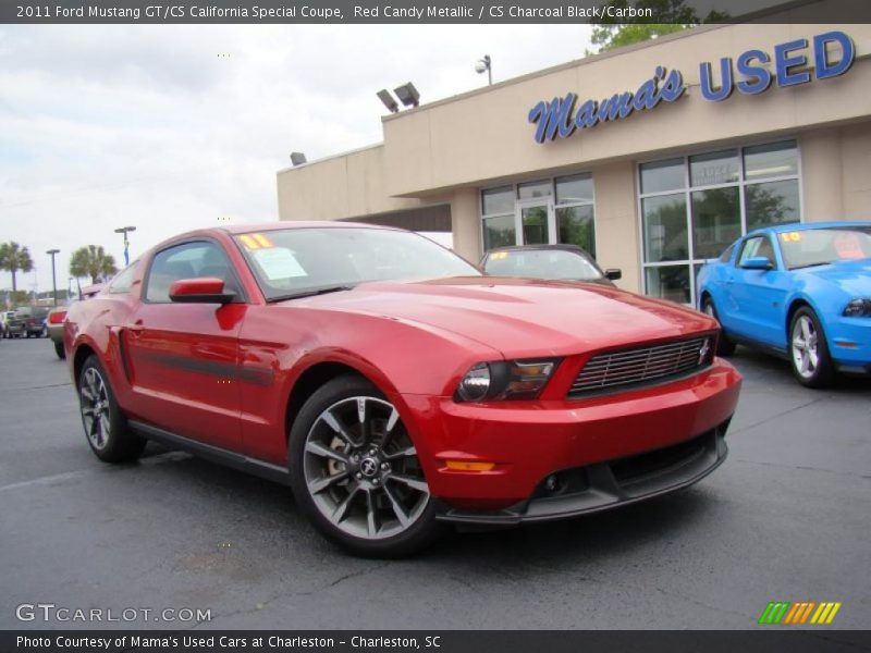 Red Candy Metallic / CS Charcoal Black/Carbon 2011 Ford Mustang GT/CS California Special Coupe