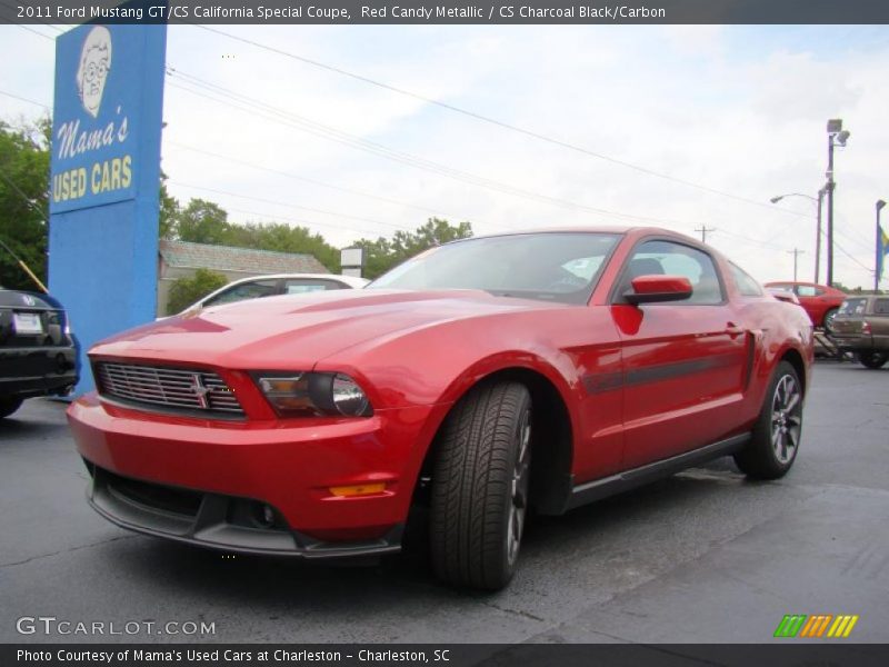 Red Candy Metallic / CS Charcoal Black/Carbon 2011 Ford Mustang GT/CS California Special Coupe
