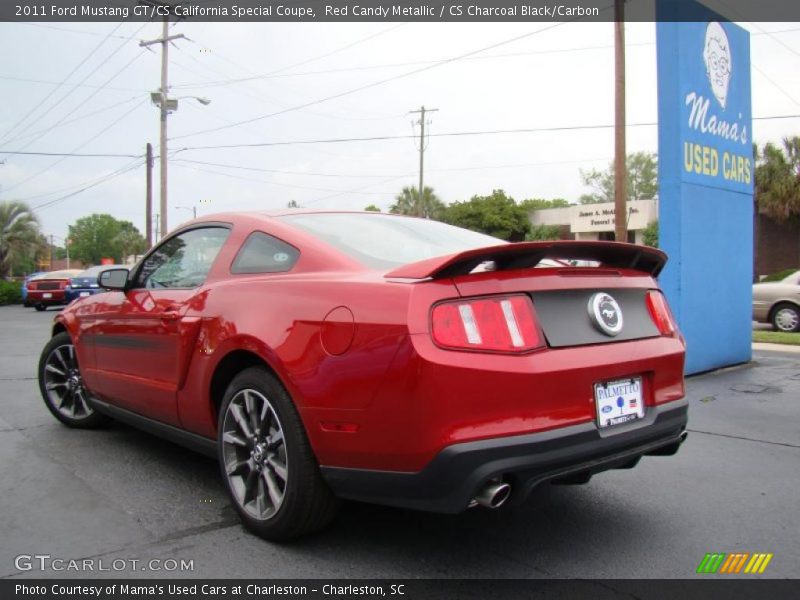 Red Candy Metallic / CS Charcoal Black/Carbon 2011 Ford Mustang GT/CS California Special Coupe