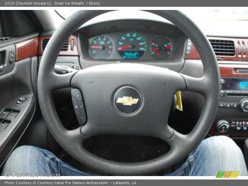 Silver Ice Metallic / Ebony 2010 Chevrolet Impala LS