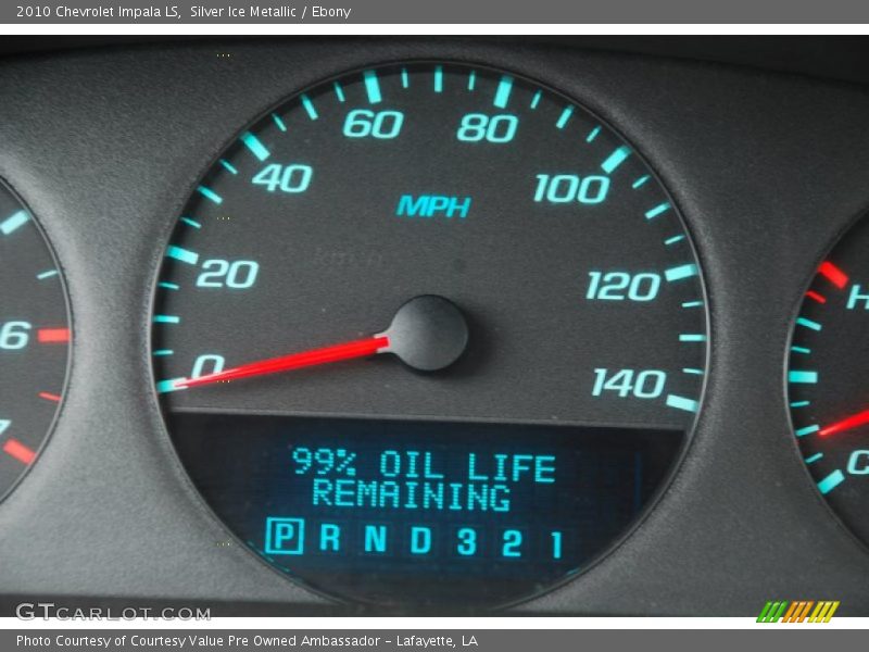Silver Ice Metallic / Ebony 2010 Chevrolet Impala LS
