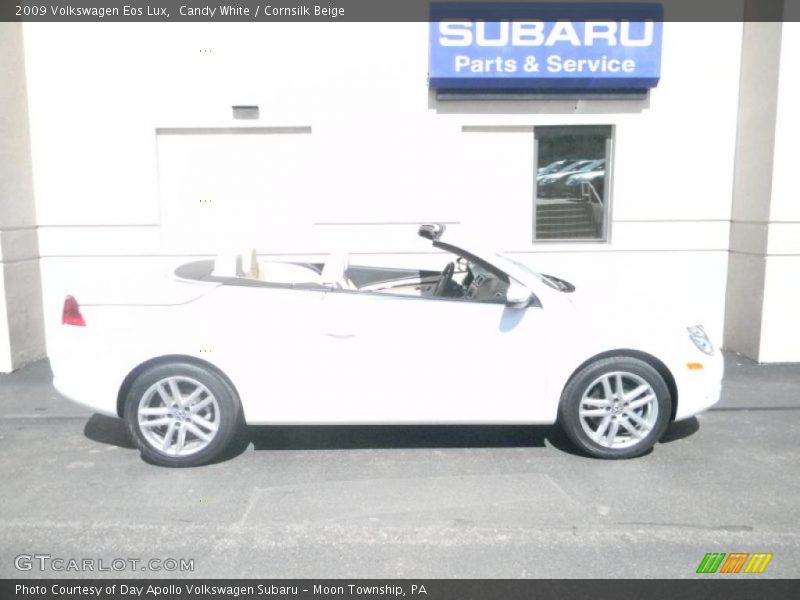 Candy White / Cornsilk Beige 2009 Volkswagen Eos Lux