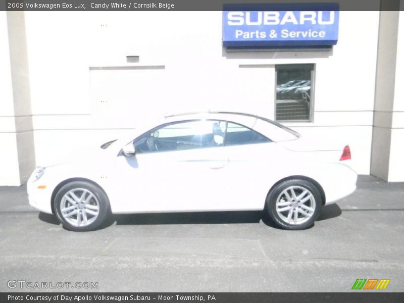 Candy White / Cornsilk Beige 2009 Volkswagen Eos Lux