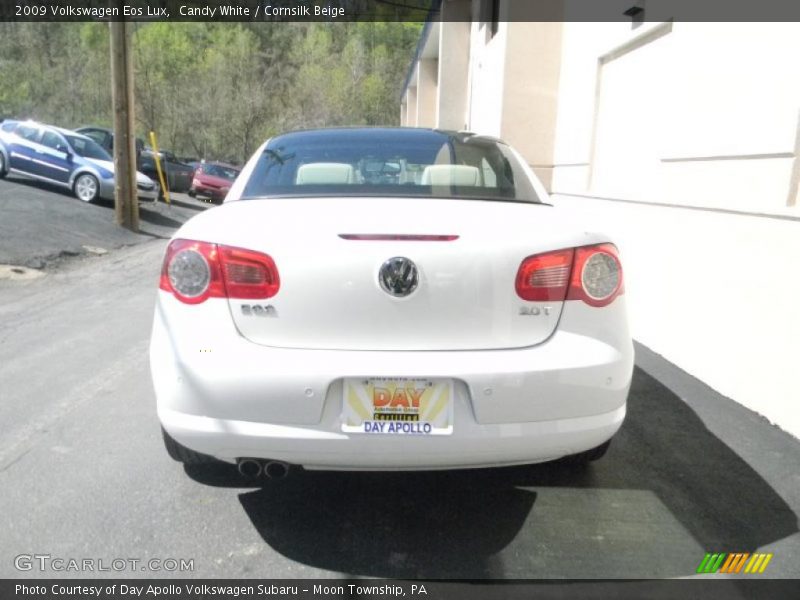 Candy White / Cornsilk Beige 2009 Volkswagen Eos Lux