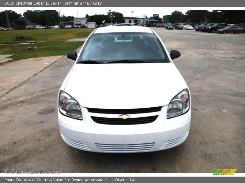 Summit White / Gray 2010 Chevrolet Cobalt LS Sedan