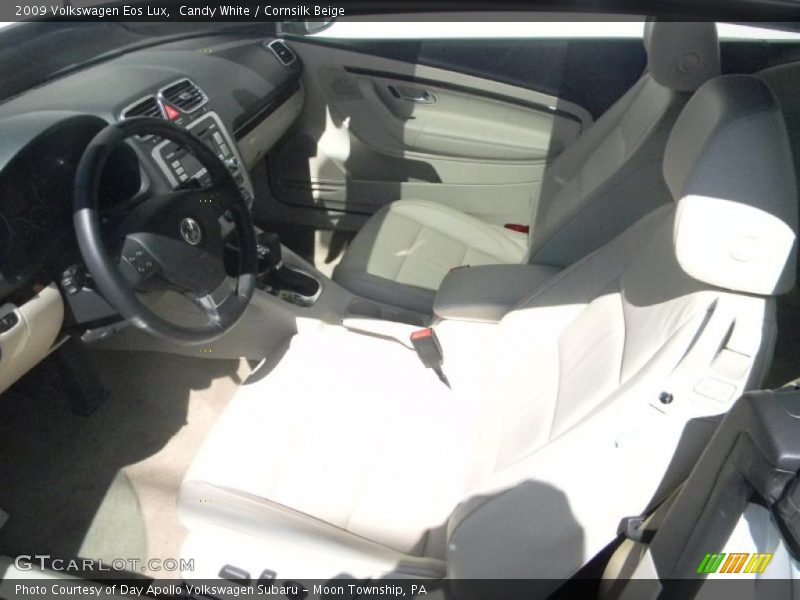 Candy White / Cornsilk Beige 2009 Volkswagen Eos Lux
