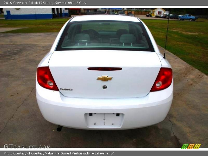 Summit White / Gray 2010 Chevrolet Cobalt LS Sedan