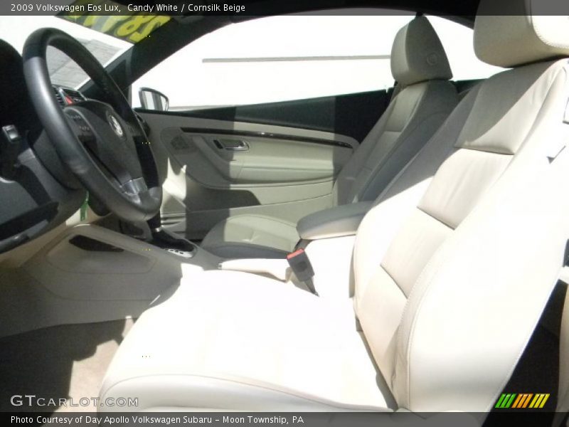 Candy White / Cornsilk Beige 2009 Volkswagen Eos Lux