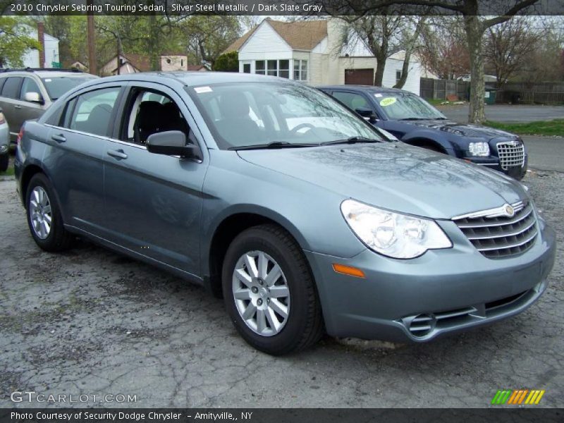 Silver Steel Metallic / Dark Slate Gray 2010 Chrysler Sebring Touring Sedan