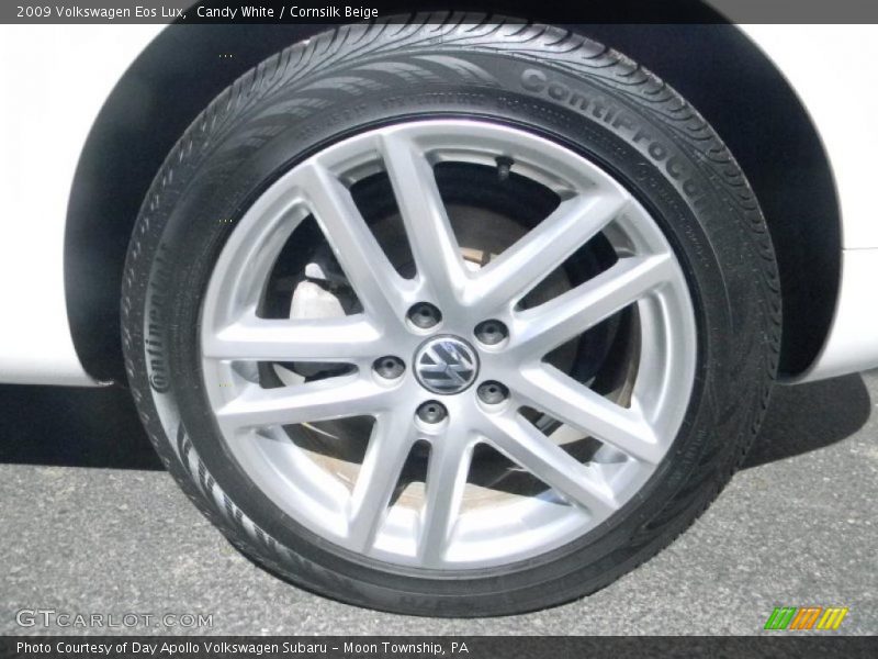 Candy White / Cornsilk Beige 2009 Volkswagen Eos Lux