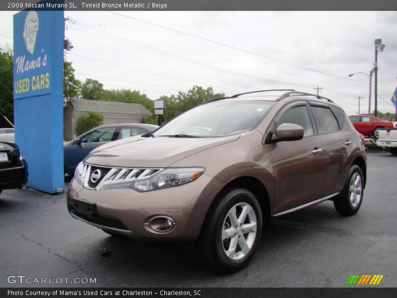 Tinted Bronze Metallic / Beige 2009 Nissan Murano SL