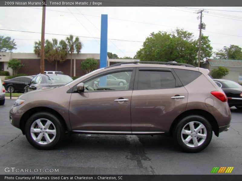 Tinted Bronze Metallic / Beige 2009 Nissan Murano SL