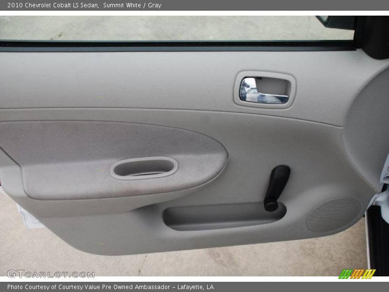 Summit White / Gray 2010 Chevrolet Cobalt LS Sedan
