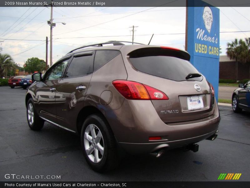 Tinted Bronze Metallic / Beige 2009 Nissan Murano SL