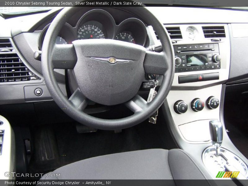 Silver Steel Metallic / Dark Slate Gray 2010 Chrysler Sebring Touring Sedan