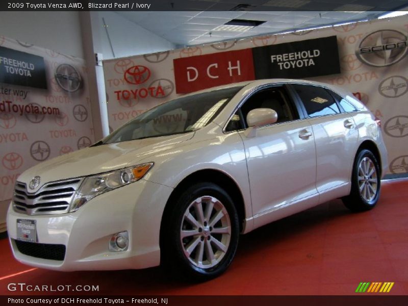 Blizzard Pearl / Ivory 2009 Toyota Venza AWD