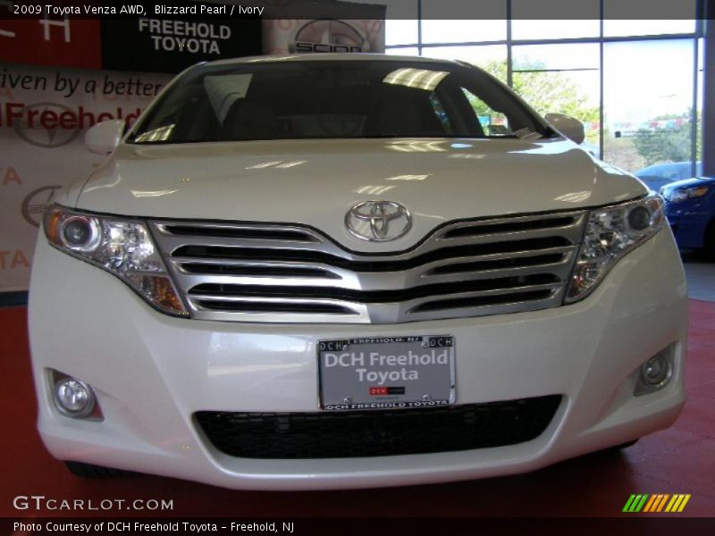 Blizzard Pearl / Ivory 2009 Toyota Venza AWD
