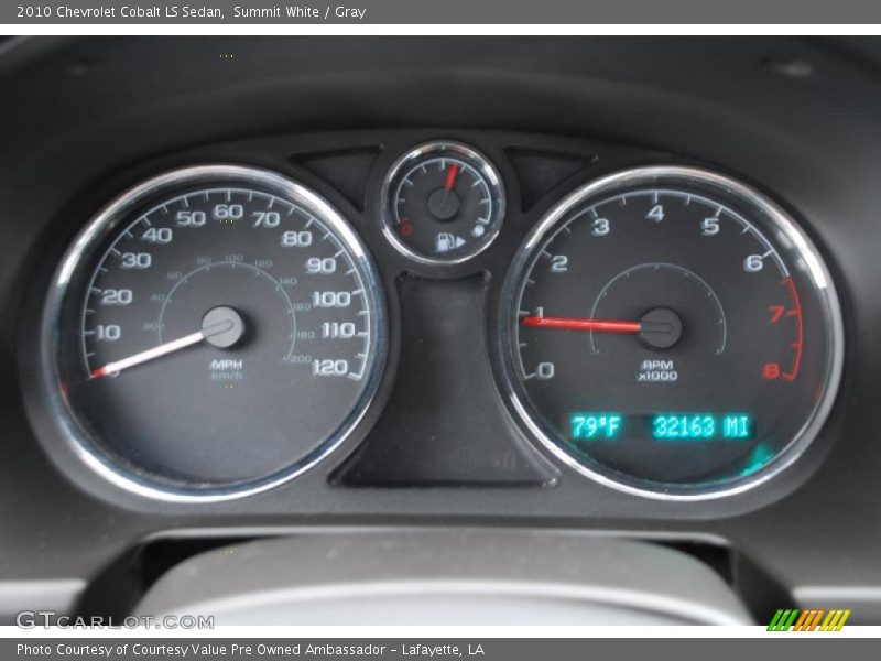 Summit White / Gray 2010 Chevrolet Cobalt LS Sedan