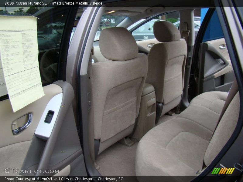 Tinted Bronze Metallic / Beige 2009 Nissan Murano SL