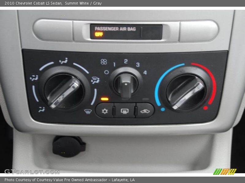 Summit White / Gray 2010 Chevrolet Cobalt LS Sedan