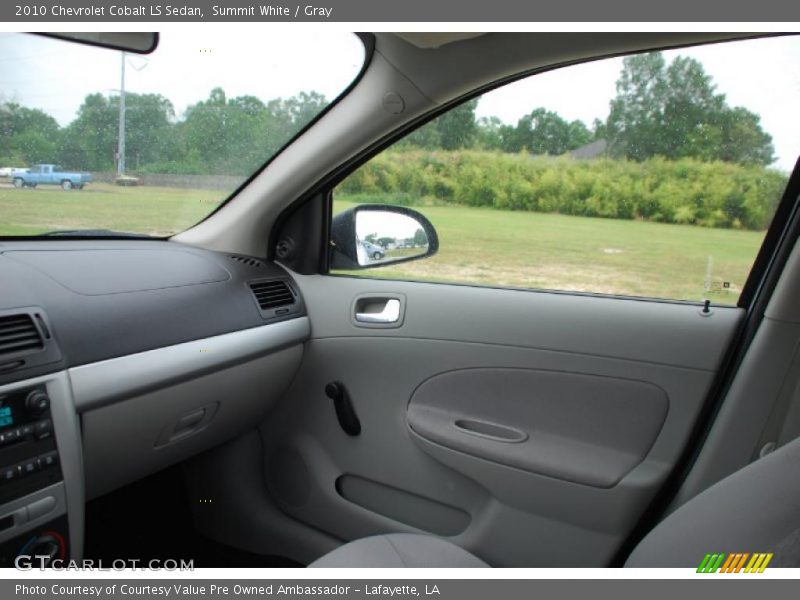 Summit White / Gray 2010 Chevrolet Cobalt LS Sedan